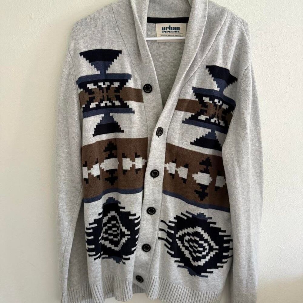 Pipe-line Men's multi Cardigan